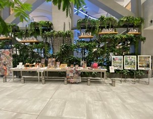 画像　玉川高島屋において開催した「障害者の芸術の世界」